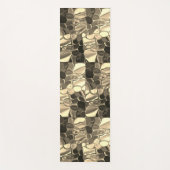 Geklonken vormen in bronzen kleur, glanzend licht  yogamat (Voorkant)