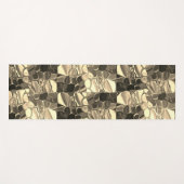 Geklonken vormen in bronzen kleur, glanzend licht  yogamat (Voorkant (horizontaal))