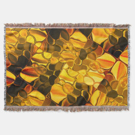 Geklonken vormen in gouden kleur, glanzend erg gou deken