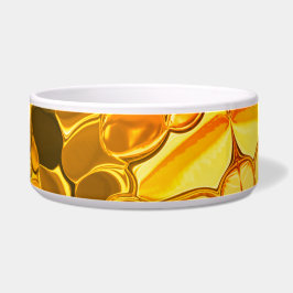 Geklonken vormen in gouden kleur, glanzend erg gou voerbakje