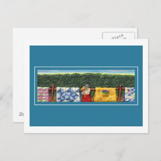 Gekloofd oogste Briefkaart (Voorkant / Achterkant)