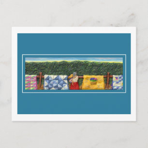 Gekloofd oogste Briefkaart