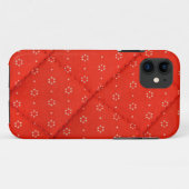 Gekloofd rood Case-Mate iPhone case (Achterkant (horizontaal))