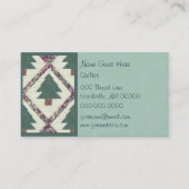 Gekloofde pijnboom visitekaartje (Voorkant)