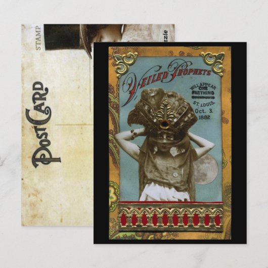 Gekloofde profets  Briefkaart (Voorkant / Achterkant)