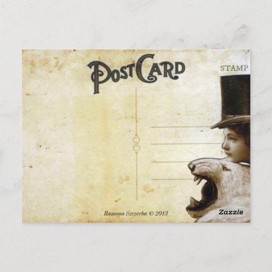 Gekloofde profets  Briefkaart (Achterkant)