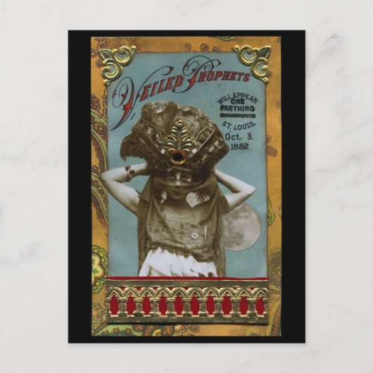 Gekloofde profets  Briefkaart (Voorkant)