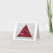 Gekloofde structuur feestdagen kaart (Voorkant)