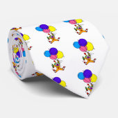 Gekloonde drijvende ballonnen stropdas (Opgerold)