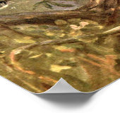 Gekloonde luipd door CE Swan, wilde dieren Poster (Hoek)