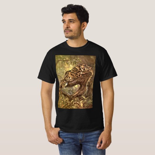Gekloonde luipd door CE Swan,  wilde dieren T-shirt (Voorkant volledig)