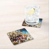 Gekloonde vis in koraalrif kartonnen onderzetters (Insitu)