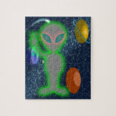 Gekloonde vredesruimte Alien Legpuzzel (Verticaal)