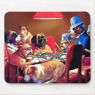 Geknepen met Vier Azen Muismat