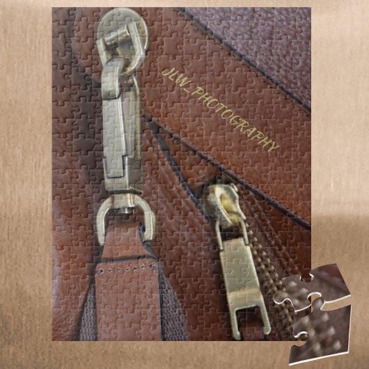 Geknipte en Zipped Leather Personalized Legpuzzel