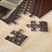 Geknipte en Zipped Leather Personalized Legpuzzel (Zijkant)