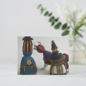 Geknoopte beelden van porseleinen briefkaart (Staand voorkant)