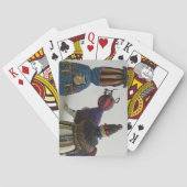 Geknoopte beelden van porseleinen pokerkaarten (Achterkant)