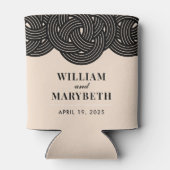 geknoopte bruiloft blikjeskoeler (Achterkant)