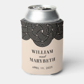 geknoopte bruiloft blikjeskoeler (Blikje Achterkant)