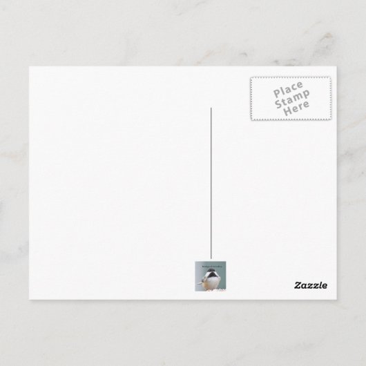 Geknoopte muis briefkaart (Achterkant)