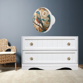 geknutselde vogel keramische knop