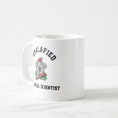 Gekoalafoiseerde scheikundig wetenschapper  koffiemok (Voorkant links)