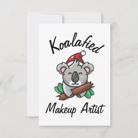 Gekoalificeerde Visagist Kaart (Voorkant)