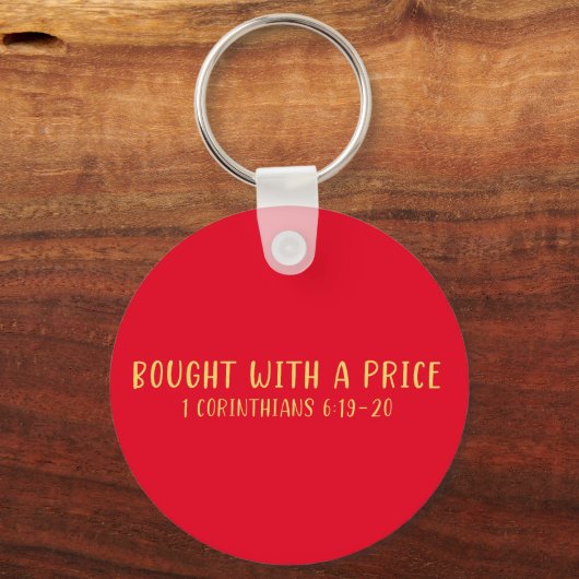 Gekocht met een prijs Sleutelhanger (Achterkant)