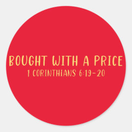 Gekocht met een prijs Stickers