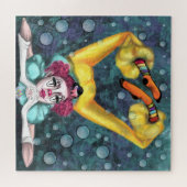 Gekoeld Acrobat-meisje - circusartiesten - schilde Legpuzzel (Horizontaal)