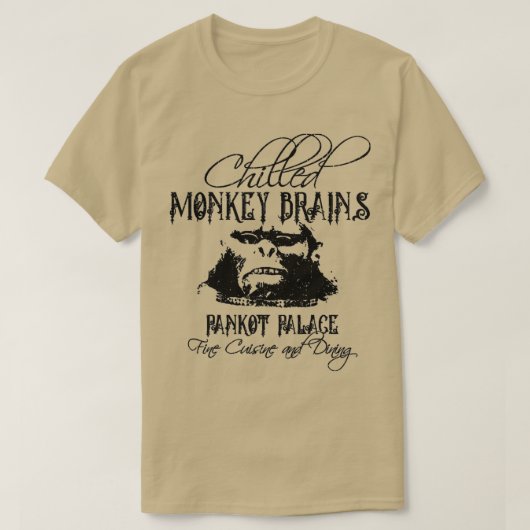 gekoelde apenhersenen van Pankot Palace T-shirt (Design voorkant)