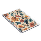 Gekoelde Bloem ontwerp voor boek Notitieboek (Rechterzijde)