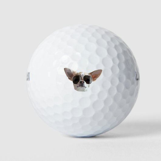 gekoelde chihuahua golfballen (Voorkant)