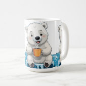 Gekoelde drankpauze van cool polair Beer Koffiemok (Voorkant rechts)