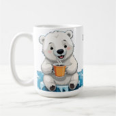 Gekoelde drankpauze van cool polair Beer Koffiemok (Links)