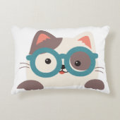 gekoelde kat accent kussen (Voorkant)