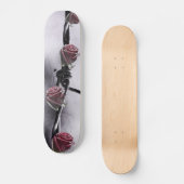 Gekoelde rozen persoonlijk skateboard (Voorkant)