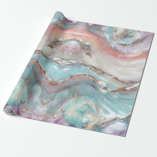 gekoelde wervelkolom cadeaupapier (Uitgerold)