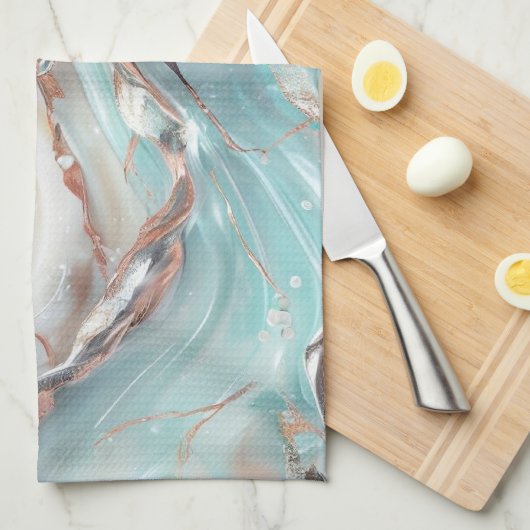 gekoelde wervelkolom theedoek (Quarter Fold)