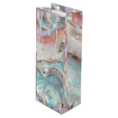 gekoelde wervelkolom wijn cadeautas (Voorkant Gekanteld)