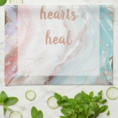 Gekoelde wervelkolom - Wit Theedoek (Gevouwen)