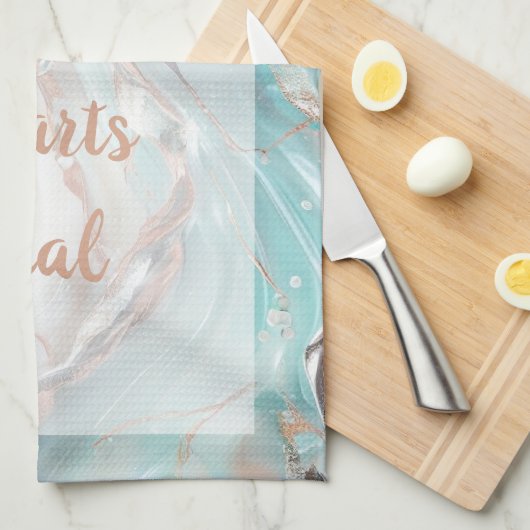 Gekoelde wervelkolom - Wit Theedoek (Quarter Fold)