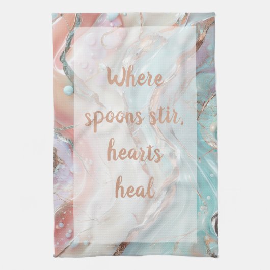 Gekoelde wervelkolom - Wit Theedoek (Verticaal)