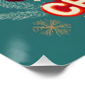 Gekoesterde vakantie charme Maltese kerst engel Perfect Poster (Hoek)