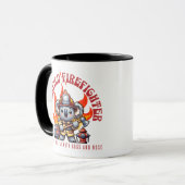 Gekolalificeerde Brandweerman/Brandweerman met Vuu Mok (Voorkant links)