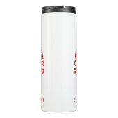 Gekolalificeerde Brandweerman/Brandweerman met Vuu Thermosbeker (Achterkant)