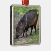 Gekolde Briefkaart van rondlopen Metalen Ornament (Rechts)