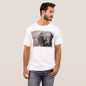 Gekolde peccary (javelina) t-shirt (Voorkant volledig)