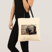 Gekolde peccary (javelina) tote bag (Voorkant (product))